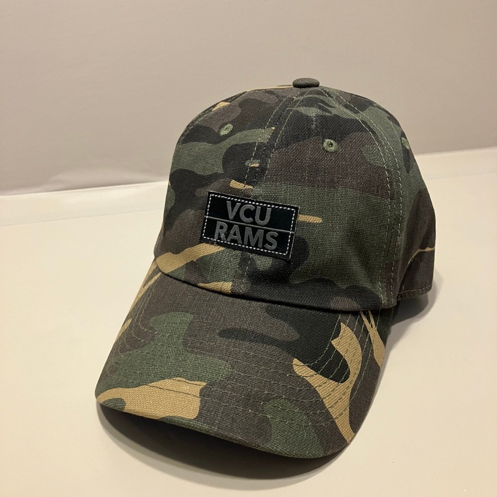 VCU Rams urban camo hat‎ black patch grey embroidered letterings adjustable cap